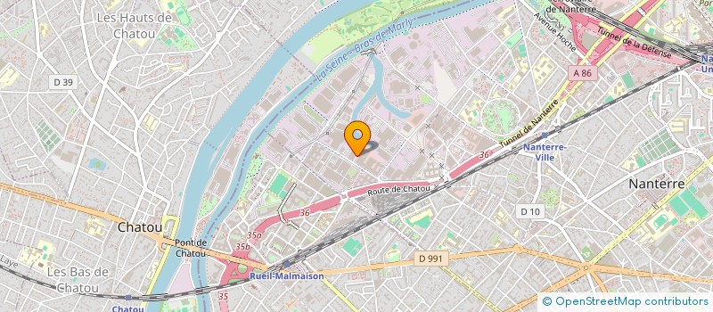 localisation de l'entreprise SOCIETE METALLURGIQUE DE LA MOSELLE  NANTERRE