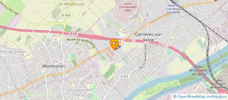 localisation de l'entreprise SOCIETE METRONELEC à CARRIERES-SUR-SEINE