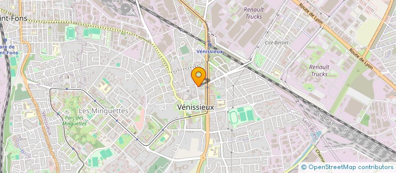 localisation de l'entreprise SOCIETE MEUBLES MALLOGGI à VENISSIEUX