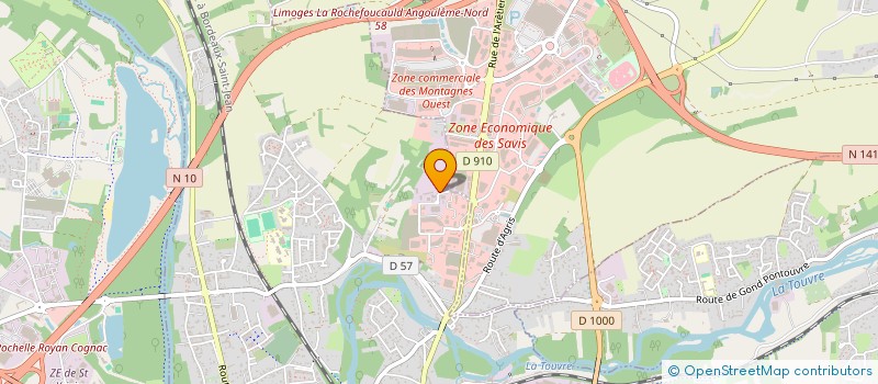 localisation de l'entreprise SOCIETE MEUNIER à GOND PONTOUVRE