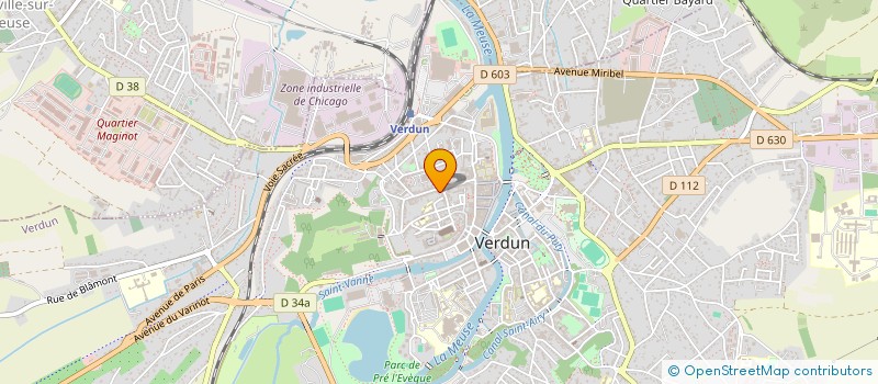 localisation de l'entreprise SOCIETE MEUSIENNE DE DEMENAGEMENTS SOUTER à VERDUN