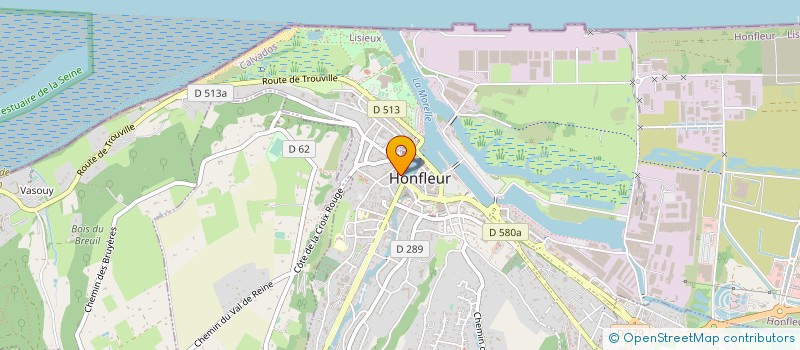 localisation de l'entreprise SOCIETE MG à HONFLEUR