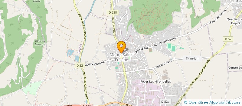 localisation de l'entreprise SOCIETE MGJG à MOURS-SAINT-EUSEBE