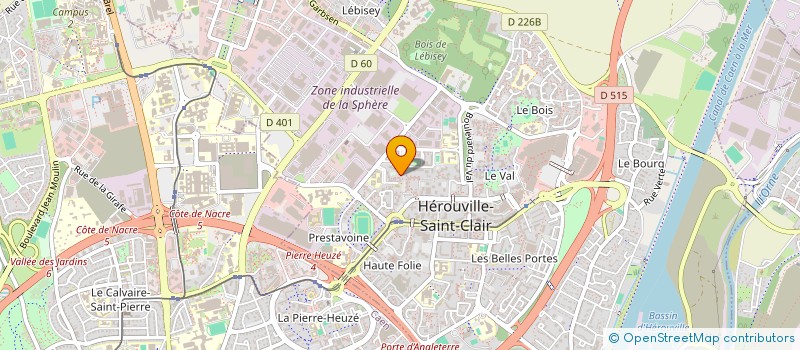 localisation de l'entreprise SOCIETE MGK  HEROUVILLE-SAINT-CLAIR