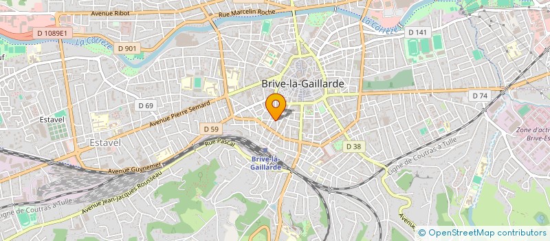 localisation de l'entreprise SOCIETE MIANE ET FILS à BRIVE-LA-GAILLARDE