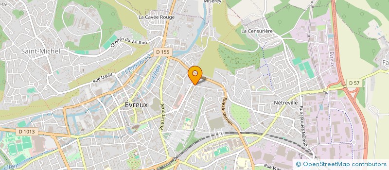 localisation de l'entreprise SOCIETE MICHEL DELOIRE CONSTRUCTIONS à EVREUX
