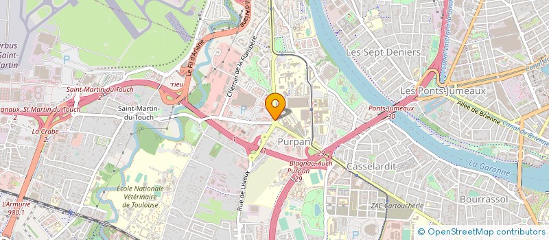 localisation de l'entreprise SOCIETE MIDI-PYRENEES DE MEDECINE DU SPORT à TOULOUSE