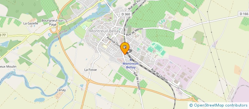 localisation de l'entreprise SOCIETE MIFRA  LE PUY-NOTRE-DAME