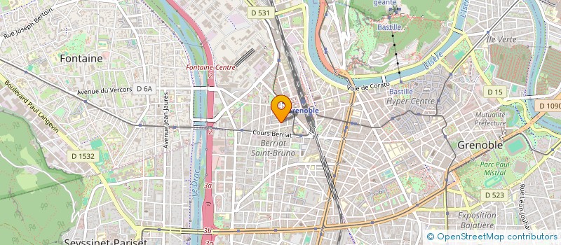 localisation de l'entreprise SOCIETE MIL'SERVICES à GRENOBLE