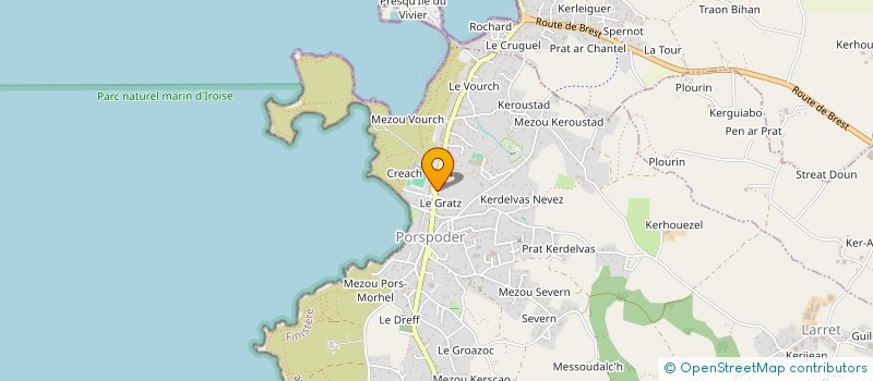 localisation de l'entreprise SOCIETE MILIN  PORSPODER