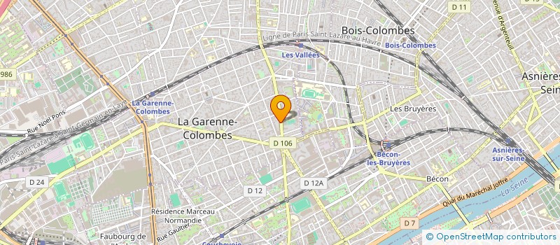 localisation de l'entreprise SOCIETE MILLESIMES à LA GARENNE-COLOMBES