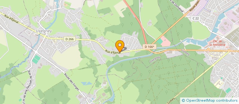 localisation de l'entreprise SOCIETE MIRECOURT TRANSPORTS  UXEGNEY