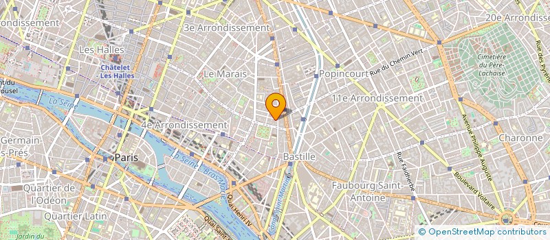 localisation de l'entreprise SOCIETE MISSIONNAIRES AFRIQUE à PARIS