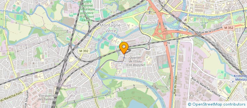 localisation de l'entreprise SOCIETE MISTRAL à STRASBOURG