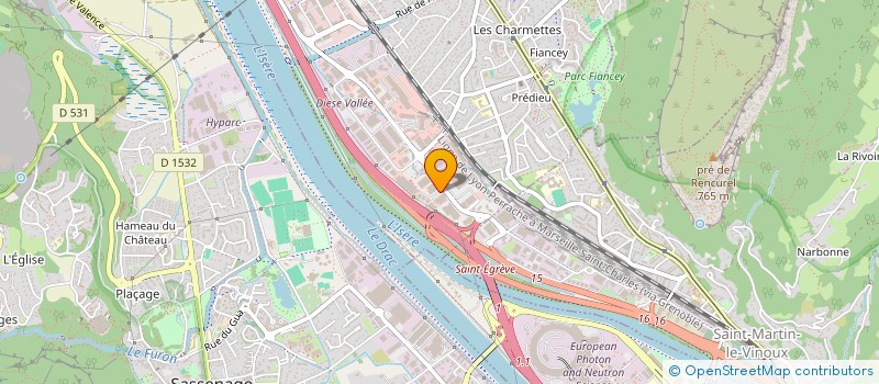 localisation de l'entreprise SOCIETE MOB. DISTRIBUTION à SAINT-EGREVE