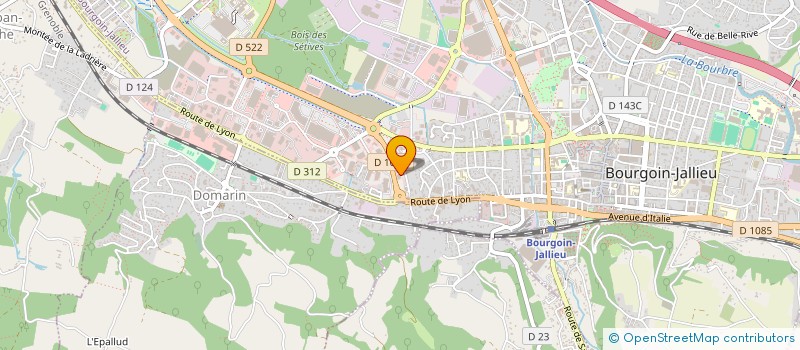 localisation de l'entreprise SOCIETE MOBILE L'URGENCE MEDICALE 7J/7 MEDECINS-BOURGOIN à BOURGOIN-JALLIEU