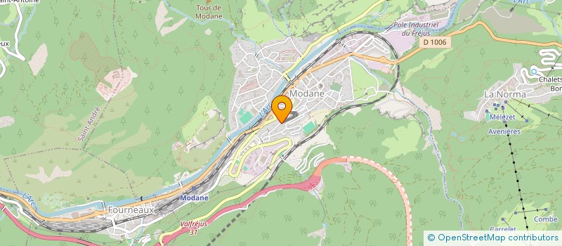 localisation de l'entreprise SOCIETE MODANAISE DE VALORISATION - S.M.V. à MODANE