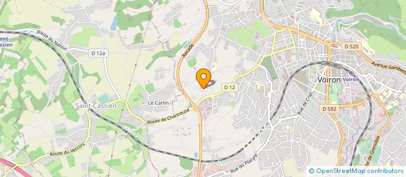 localisation de l'entreprise SOCIETE MODERNE D'ETUDES ELECTRONIQUES-S.M.E.E. à VOIRON
