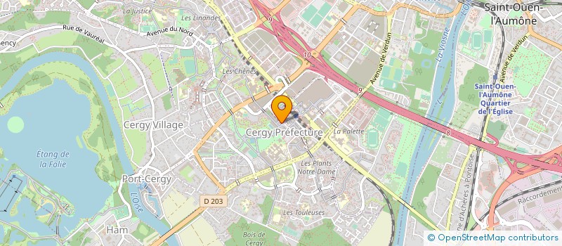 localisation de l'entreprise SOCIETE MODERNE D'EXPLOITATION DU PLATRE à CERGY