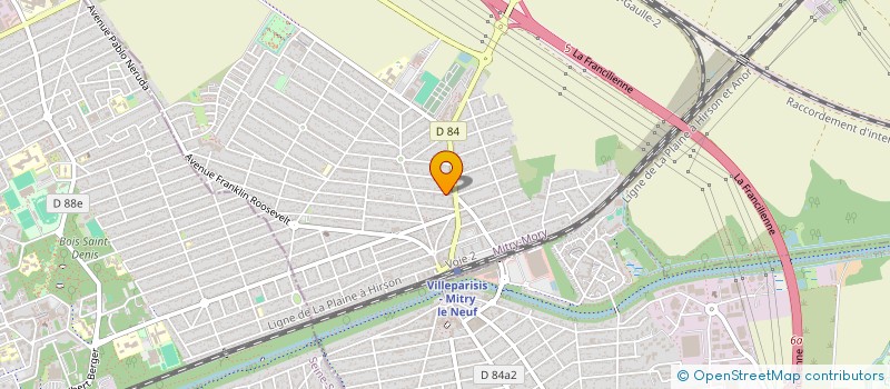 localisation de l'entreprise SOCIETE MODERNE D'IMPRESSION  MITRY-MORY