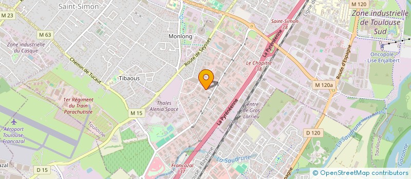 localisation de l'entreprise SOCIETE MODERNE D'OUTILLAGE ET DE FIXATIONS à TOULOUSE