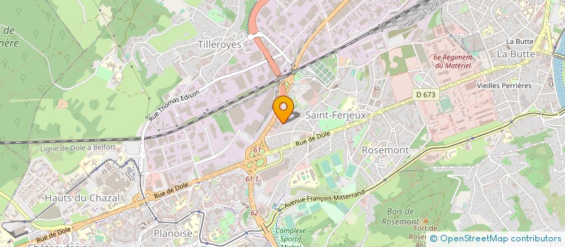 localisation de l'entreprise SOCIETE MODERNE DE BATIMENT ET DE TRAVAUX SERVICES à BESANCON
