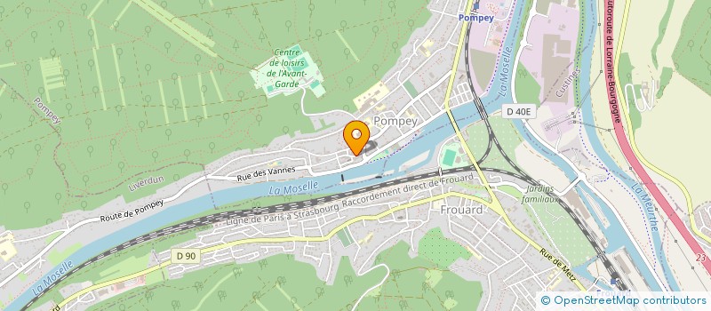 localisation de l'entreprise SOCIETE MODERNE DE CONSTRUCTION DE BATIMENTS  POMPEY