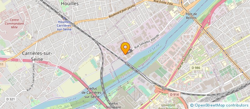 localisation de l'entreprise SOCIETE MODERNE DE FACONNAGE à BEZONS