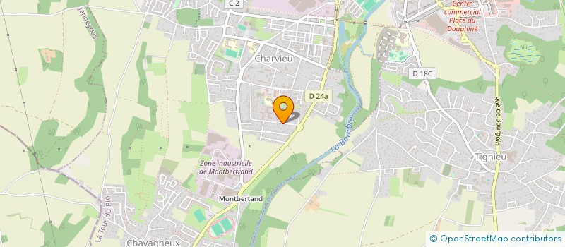 localisation de l'entreprise SOCIETE MODERNE DE PRESSE ET DE PUBLICATION  CHARVIEU-CHAVAGNEUX