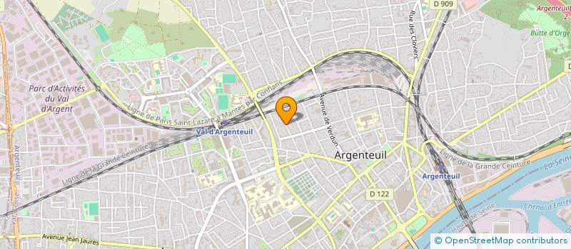 localisation de l'entreprise SOCIETE MODERNE DE TRAVAUX IMMOBILIERS à ARGENTEUIL