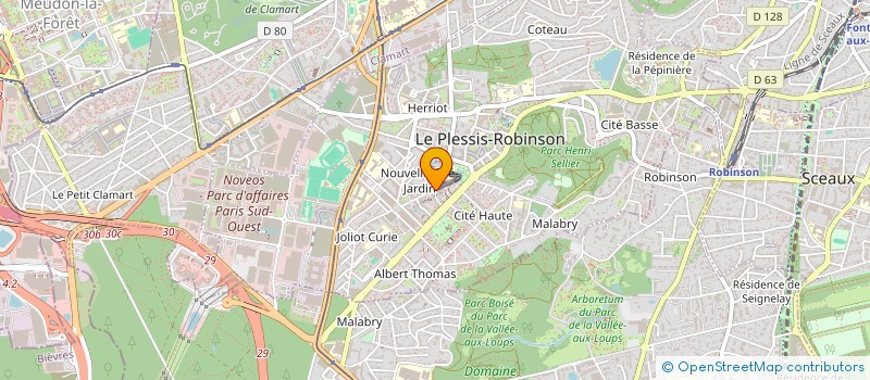 localisation de l'entreprise SOCIETE MODERNE PLOMBERIE ROBINSONNAISE  LE PLESSIS-ROBINSON