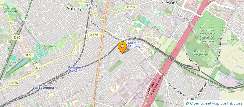 localisation de l'entreprise SOCIETE MODLOC à ANTONY