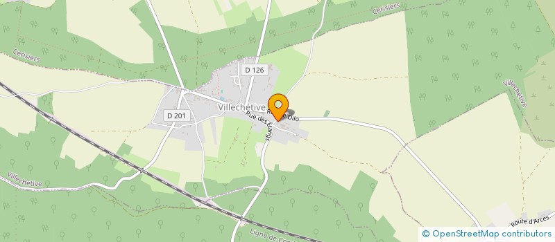 localisation de l'entreprise SOCIETE MOINAT  VILLECHETIVE