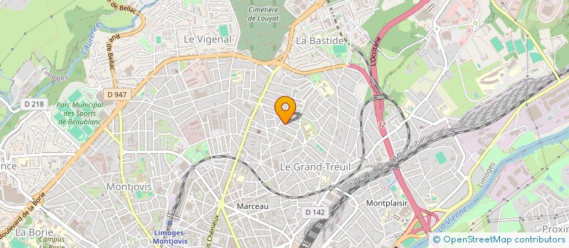 localisation de l'entreprise SOCIETE MOKALIM à LIMOGES