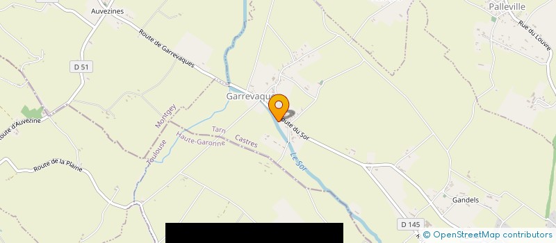 localisation de l'entreprise SOCIETE  MONIKA - FUNERAIRE  PUYLAURENS