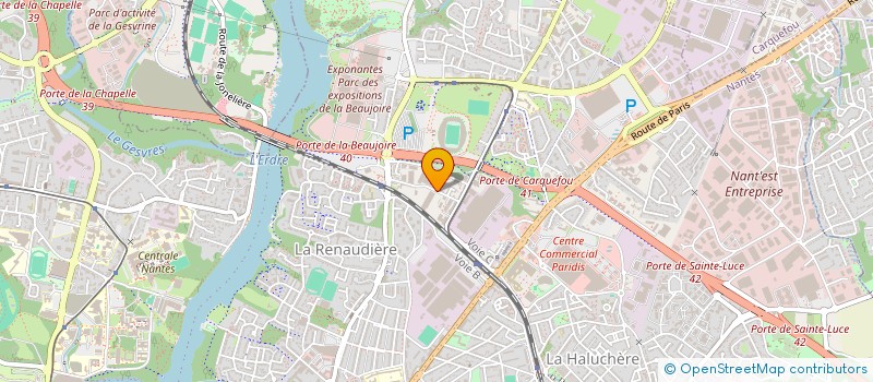 localisation de l'entreprise SOCIETE MONNIER à NANTES
