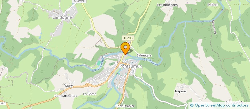 localisation de l'entreprise SOCIETE MONSOISE DE CONSTRUCTIONS FAURE  PONTAUMUR