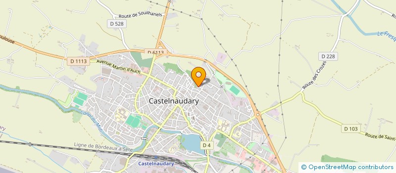 localisation de l'entreprise SOCIETE MONTAGE CHARPENTE INDUSTRIELLE  CASTELNAUDARY