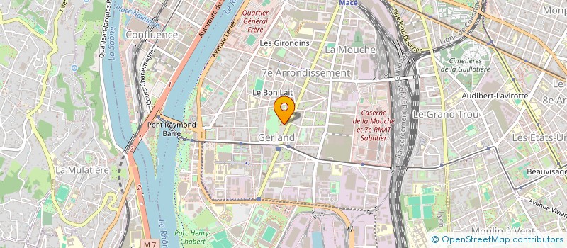 localisation de l'entreprise SOCIETE MONTESQUIEU  LYON