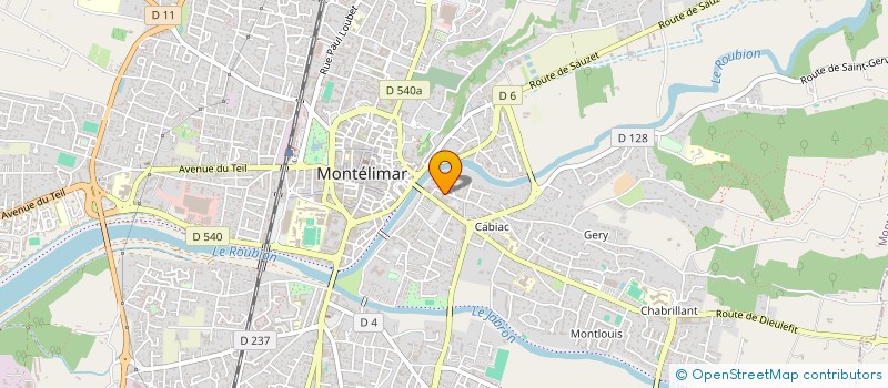 localisation de l'entreprise SOCIETE MONTILIENNE DE BISCUITERIE à MONTELIMAR