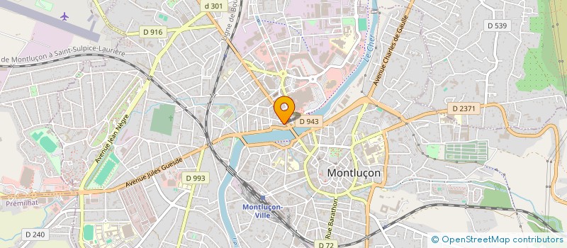 localisation de l'entreprise SOCIETE MONTLU-SONS à MONTLUCON