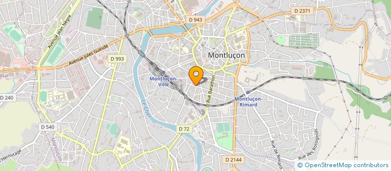 localisation de l'entreprise SOCIETE MONTLUCONNAISE DE COMPTABILITE à MONTLUCON