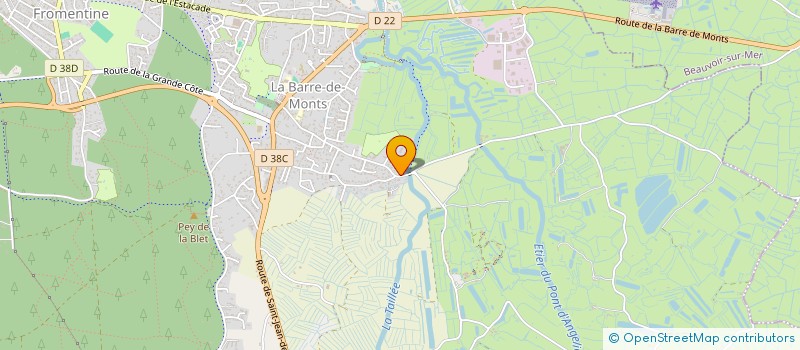 localisation de l'entreprise SOCIETE MONTOISE DE BETAIL  LA BARRE-DE-MONTS