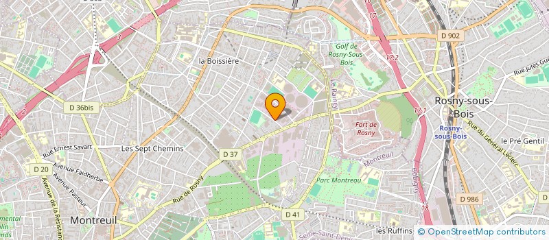 localisation de l'entreprise SOCIETE MONTOUX ET COMPAGNIE à MONTREUIL