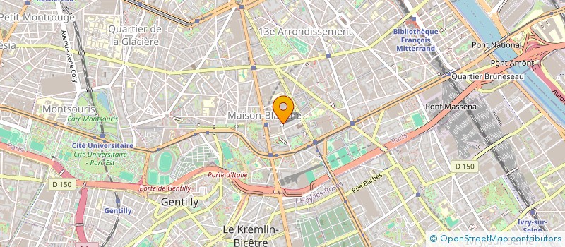 localisation de l'entreprise SOCIETE MONTOYA  PARIS