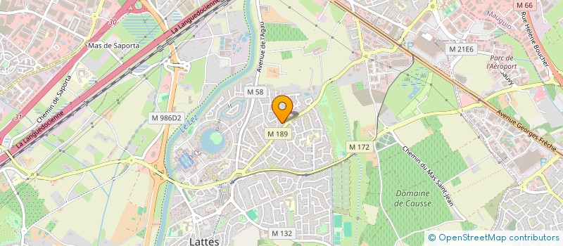 localisation de l'entreprise SOCIETE MONTPELLIER MENUISERIE 2000 à LATTES