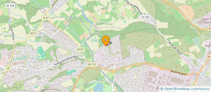 localisation de l'entreprise SOCIETE MONTPELLIERAINE D'AMENAGEMENT TP  LE CRES