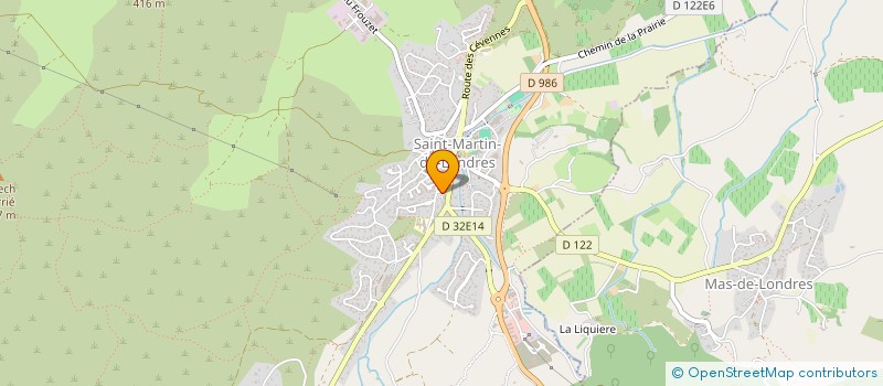 localisation de l'entreprise SOCIETE MONTPELLIERAINE DE DISTRIBUTEURS AUTOMATIQUES EURL  SAINT-MARTIN-DE-LONDRES