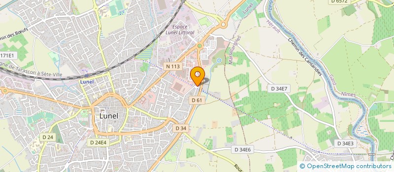 localisation de l'entreprise SOCIETE MONTPELLIERAINE DE RECYCLAGE à LUNEL