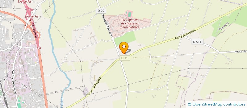 localisation de l'entreprise SOCIETE MORALES ET FILS SARL à PAMIERS